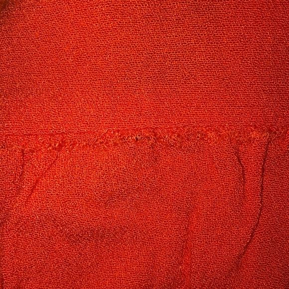 City Chic Orange Embroidered Dress SZ XS/14 VGUC - Picture 4 of 4